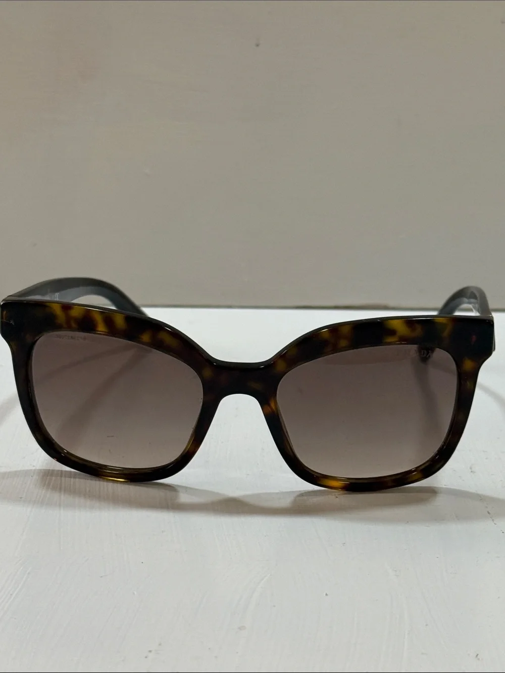 Prada Tortoiseshell Sunglasses with Brown Gradient Lenses